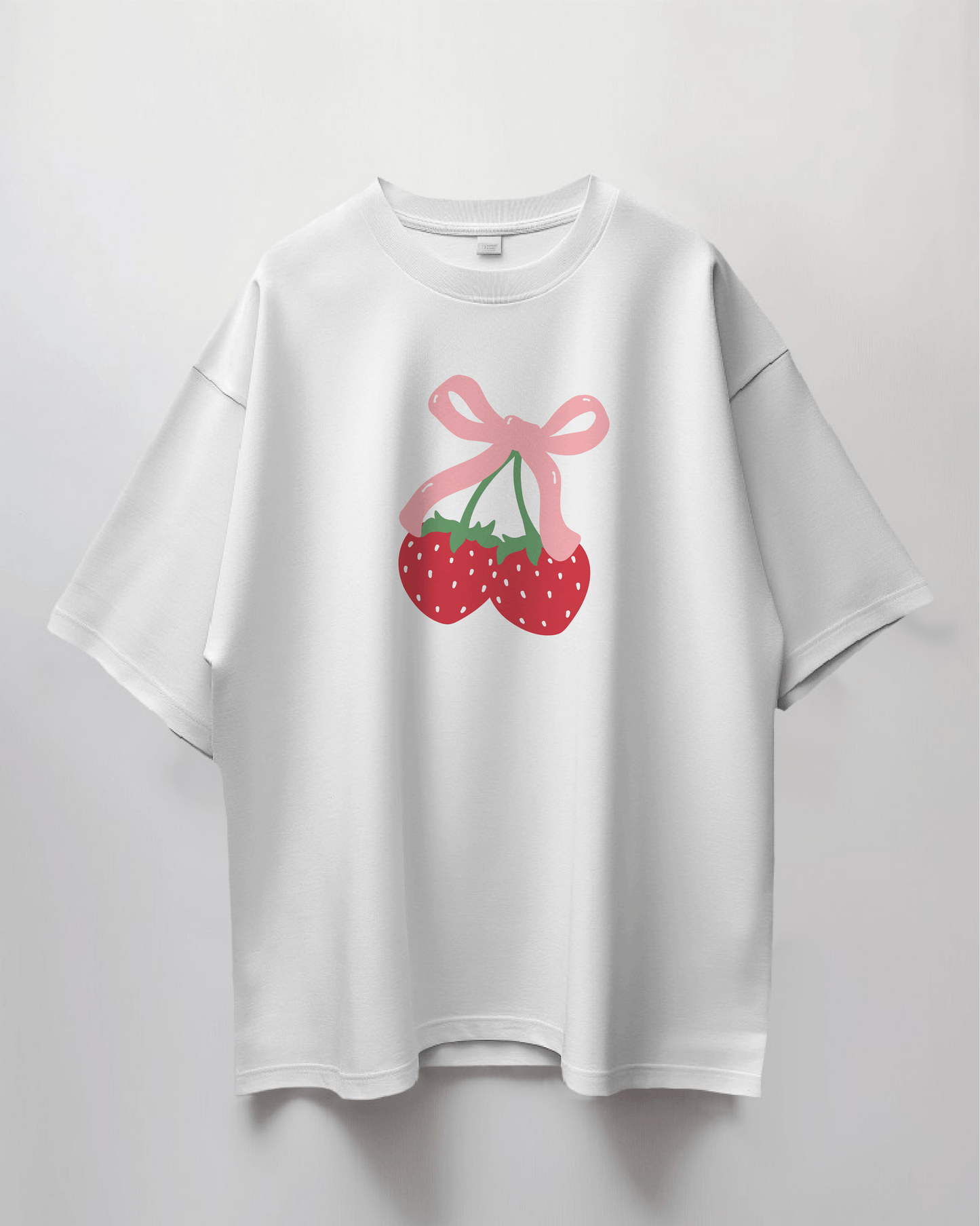 Strawberry Oversized Thick T-shirt