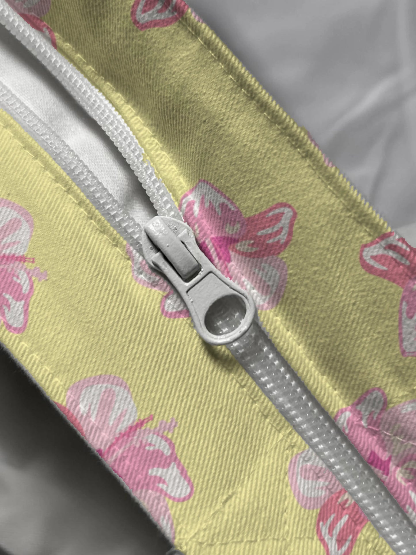 Pink Floral Yellow Full Print Tote Bag Heart Utopia Full Print Tote Bag Full Print Tote Bag