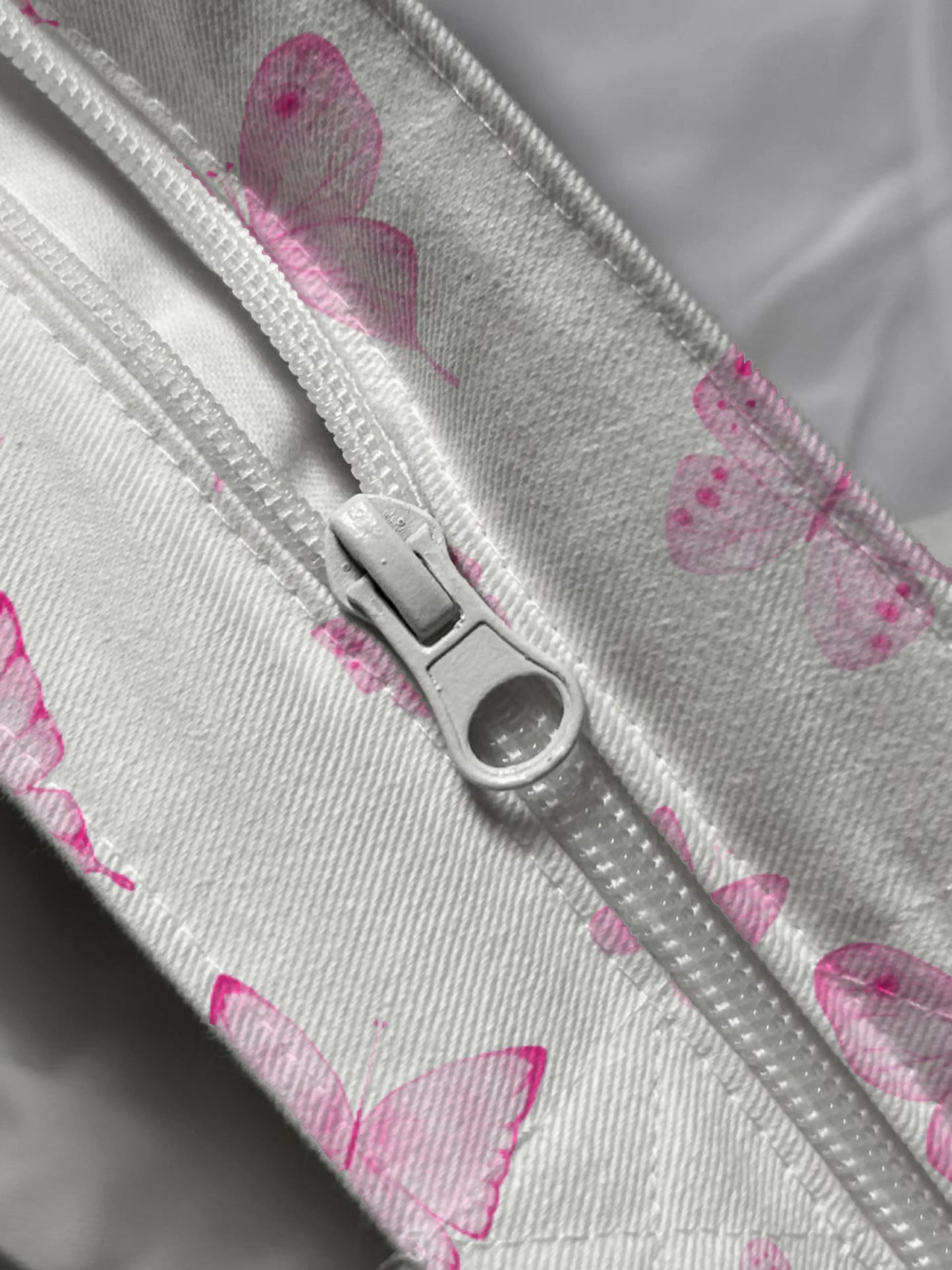 Pink Butterfly Full Print Tote Bag Heart Utopia Full Print Tote Bag Full Print Tote Bag