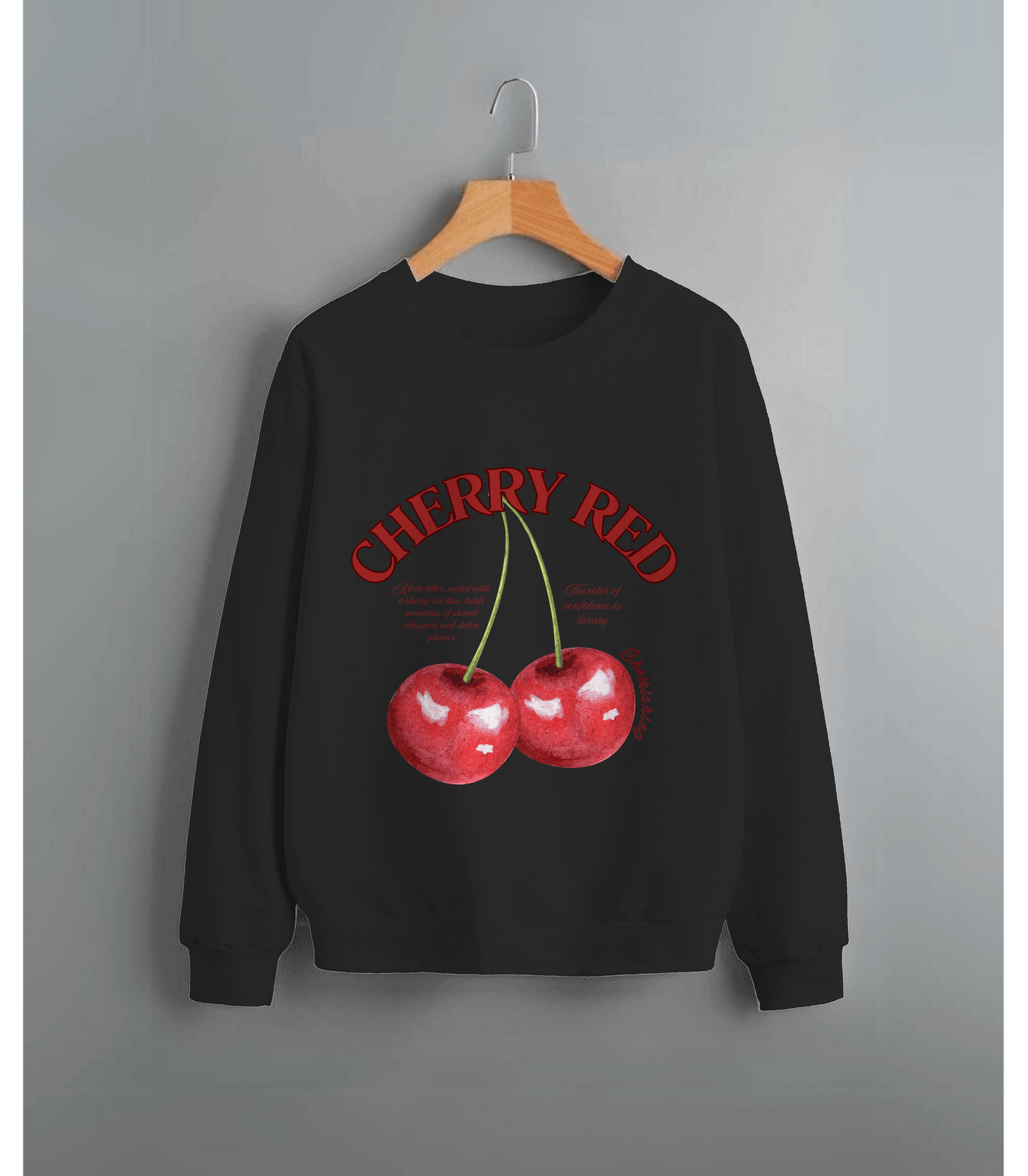 Cherry red Sweatshirt