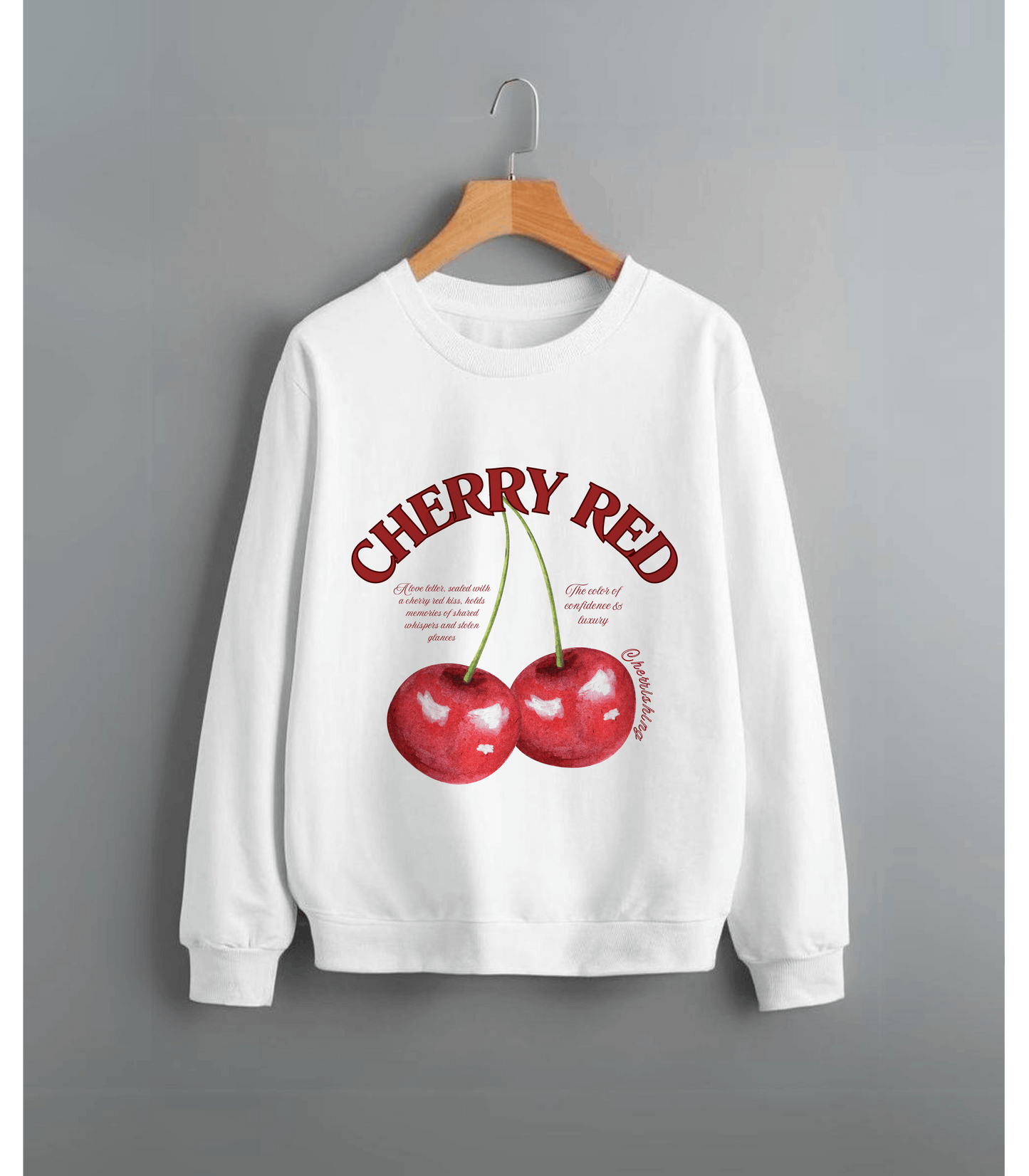 Cherry red Sweatshirt