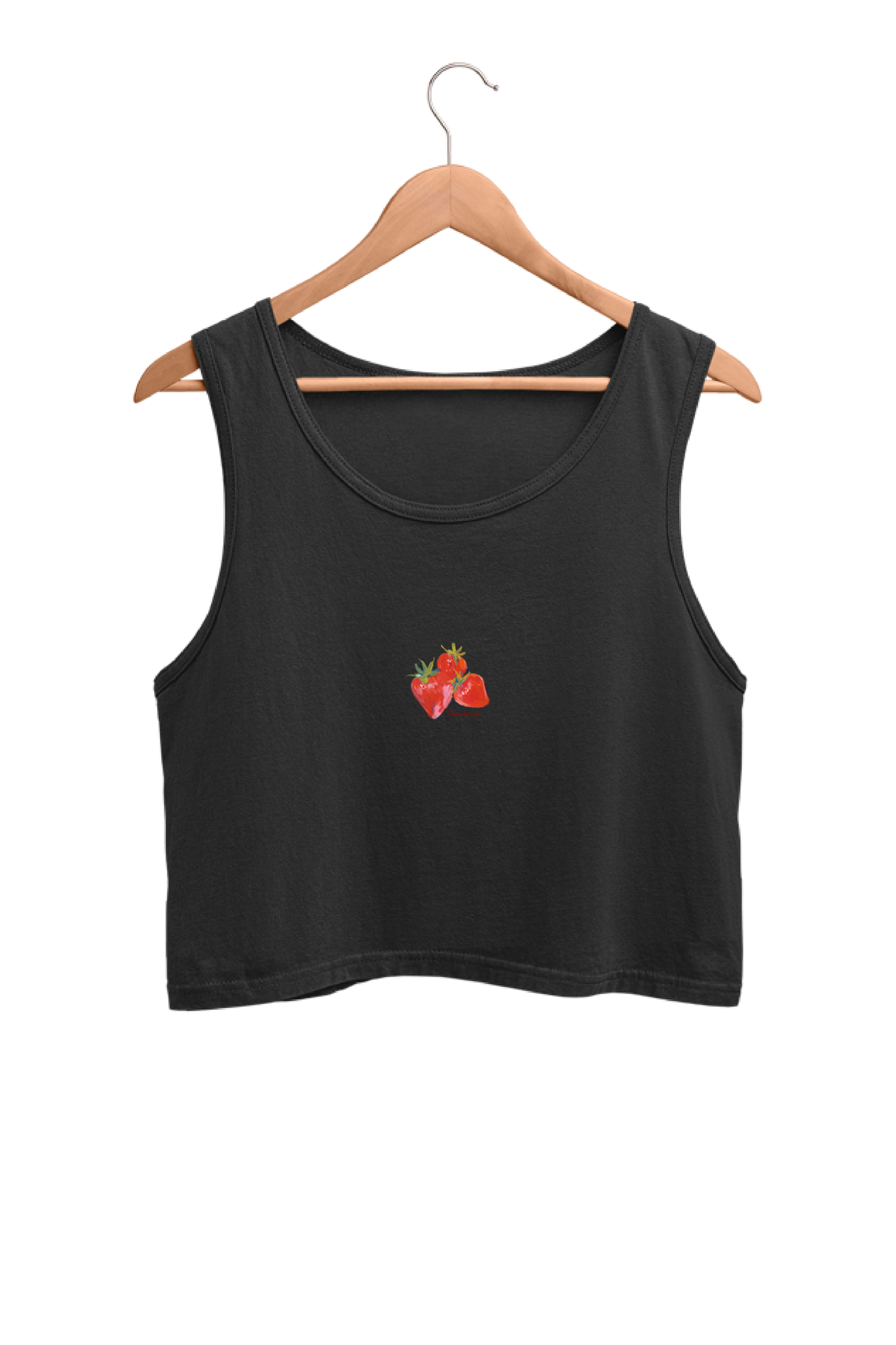 Strawberries Crop Tank Top