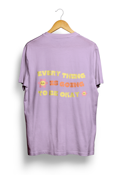 Everything Is Okay Front & Back Oversized T-shirt