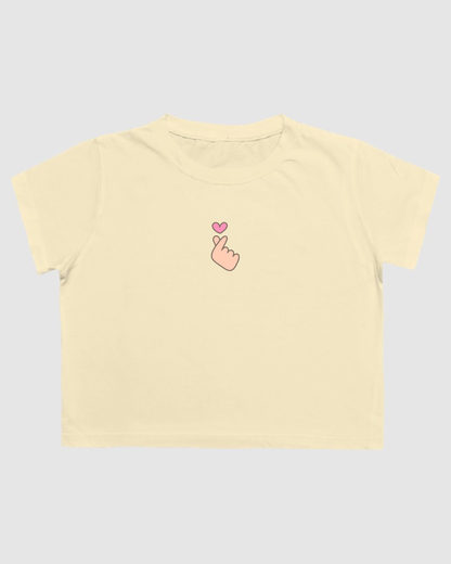 Korean Heart Crop Top