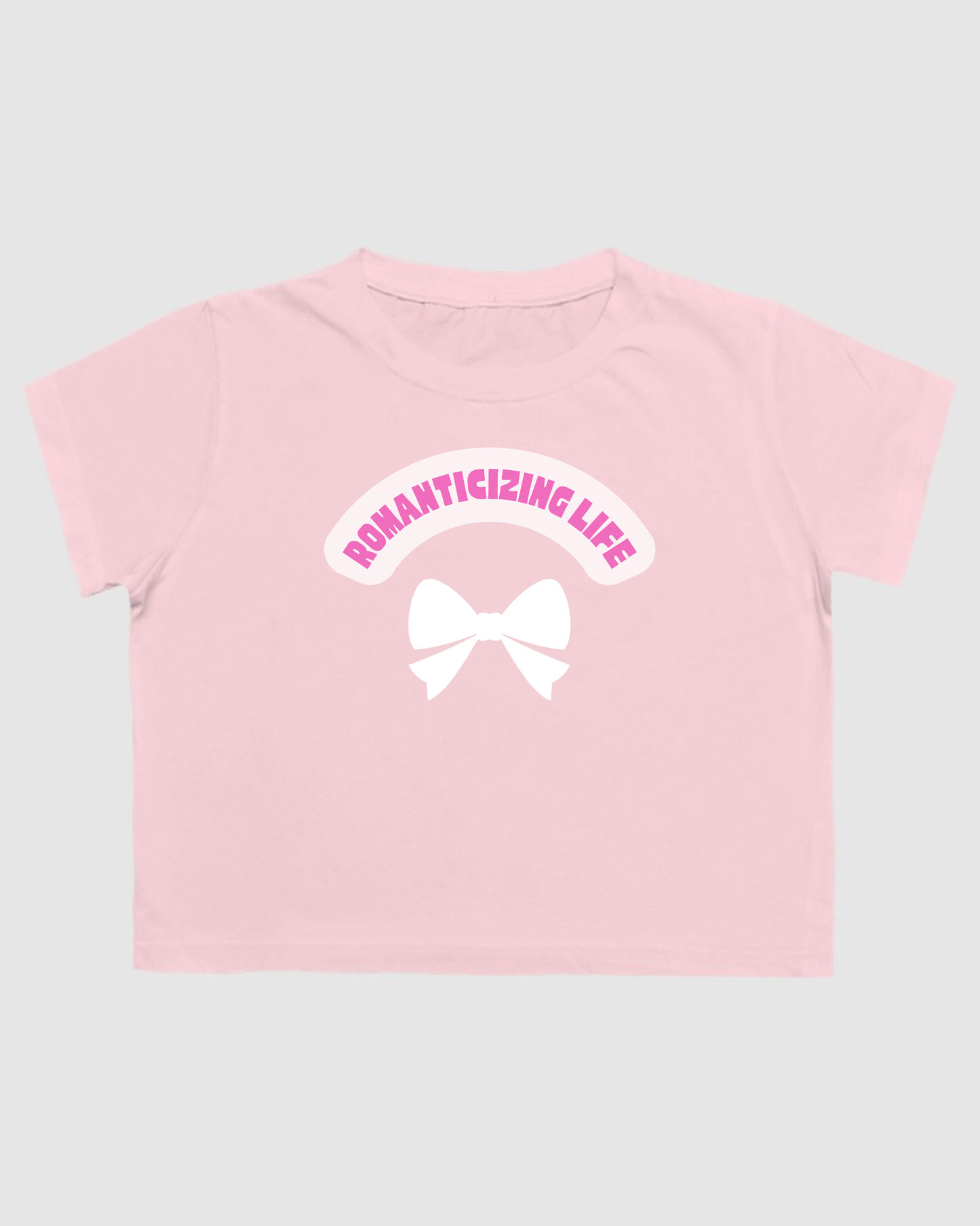 Romanticizing life Crop top