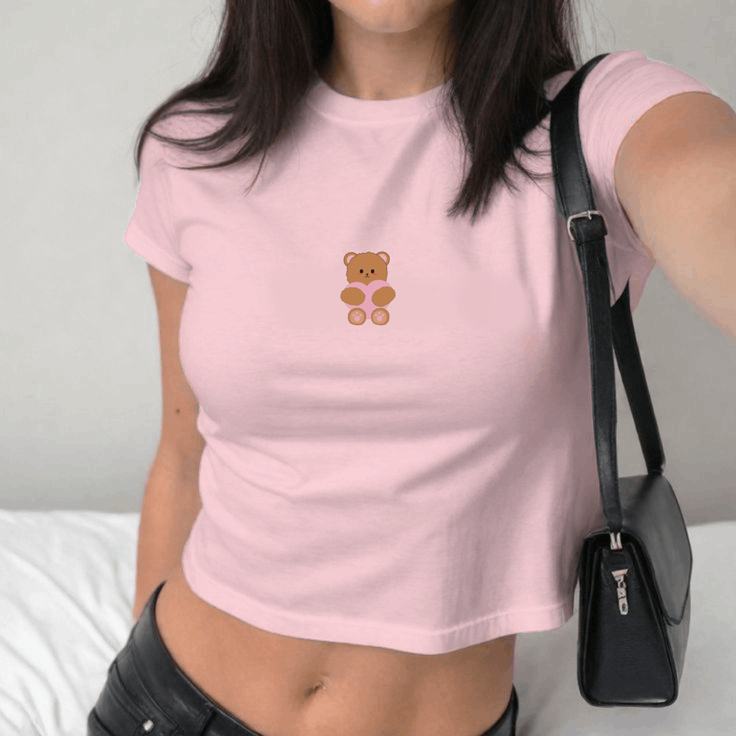 Teddy Bear Crop Top