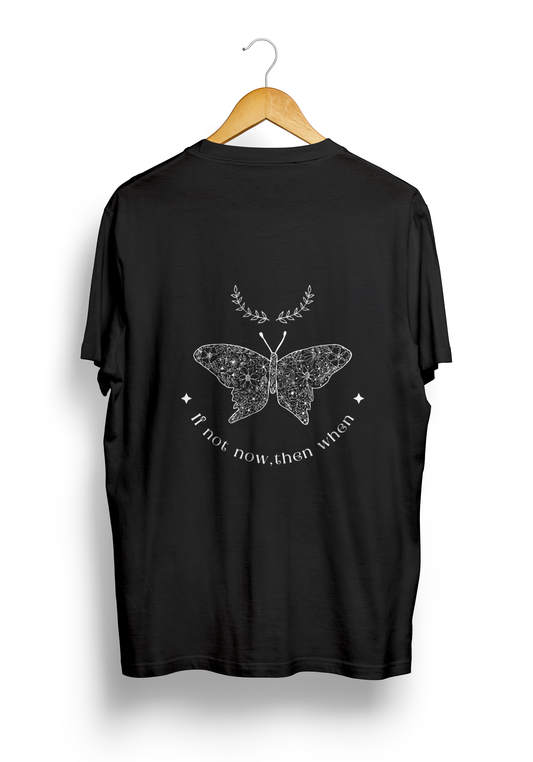 Butterfly front & back Oversized  T-shirt