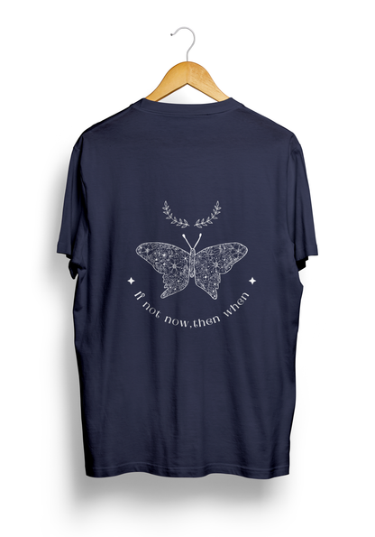 Butterfly front & back Oversized  T-shirt