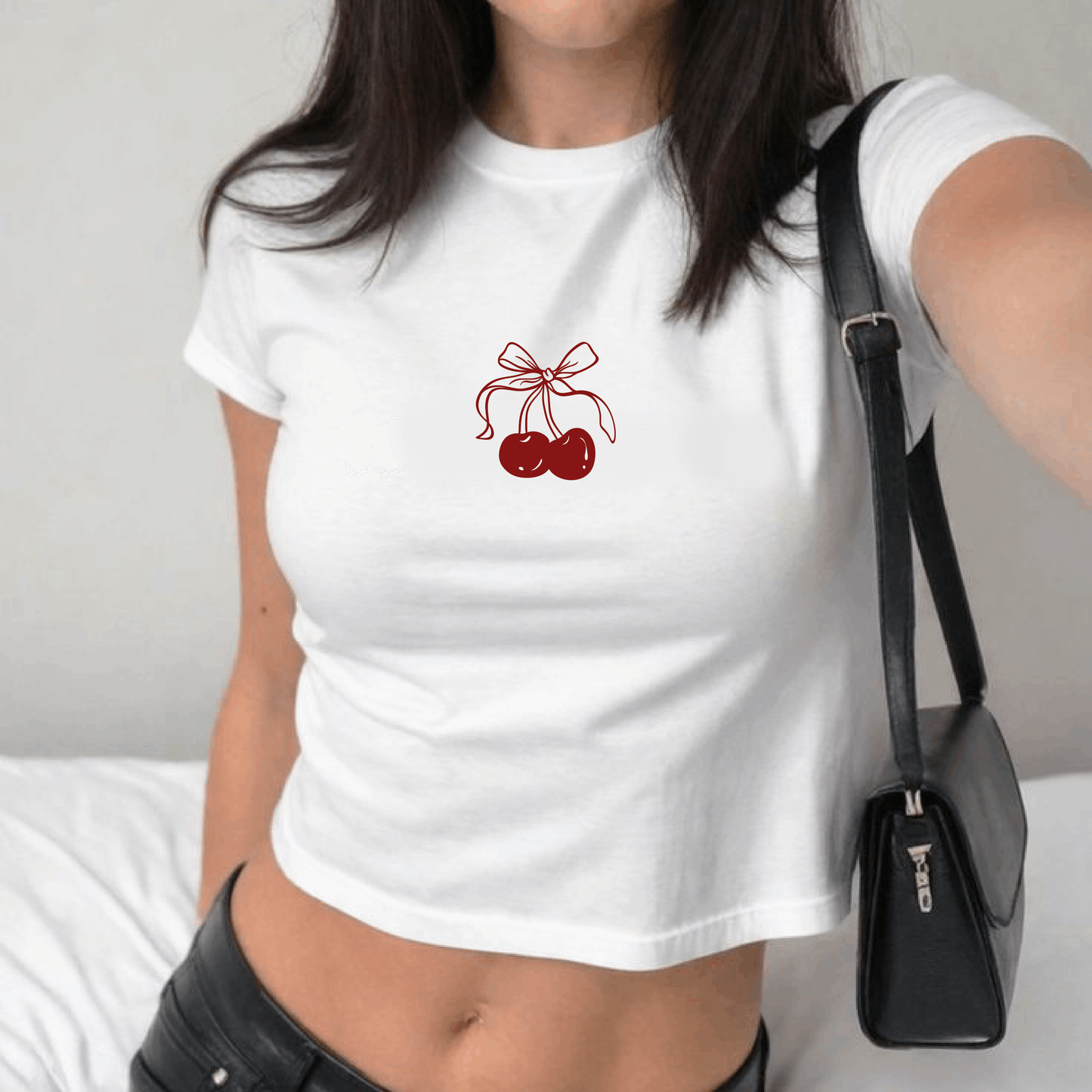 Cherry Crop Top