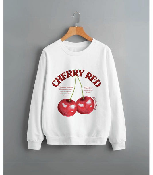 Cherry red Sweatshirt