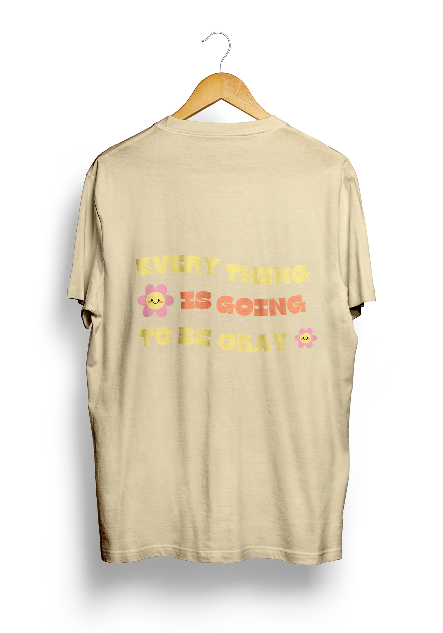 Everything Is Okay Front & Back Oversized T-shirt