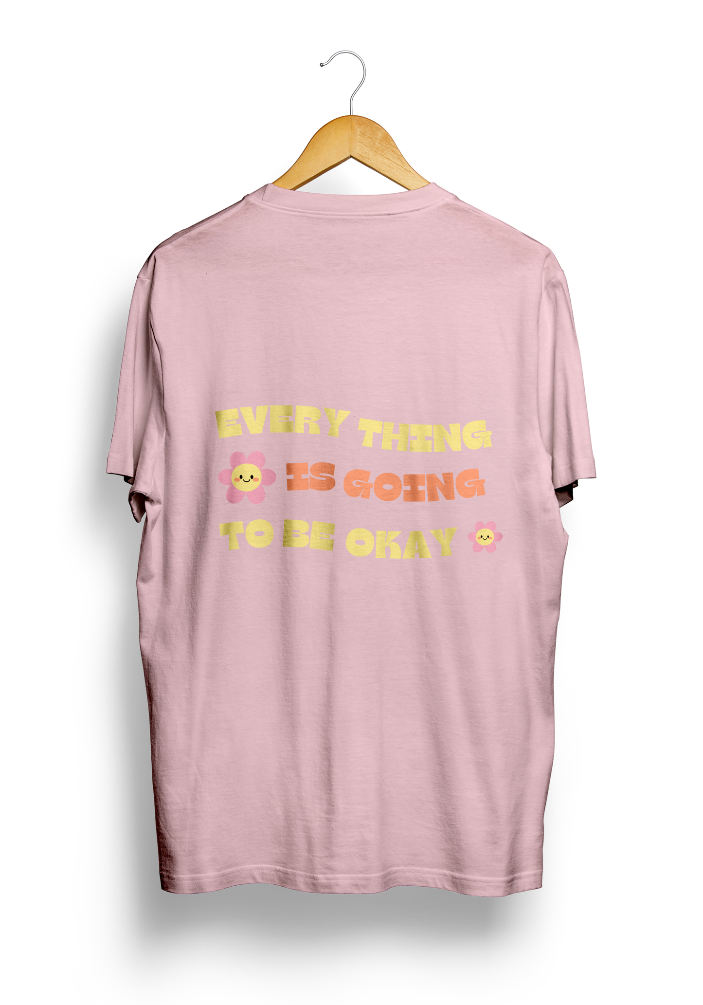 Everything Is Okay Front & Back Oversized T-shirt