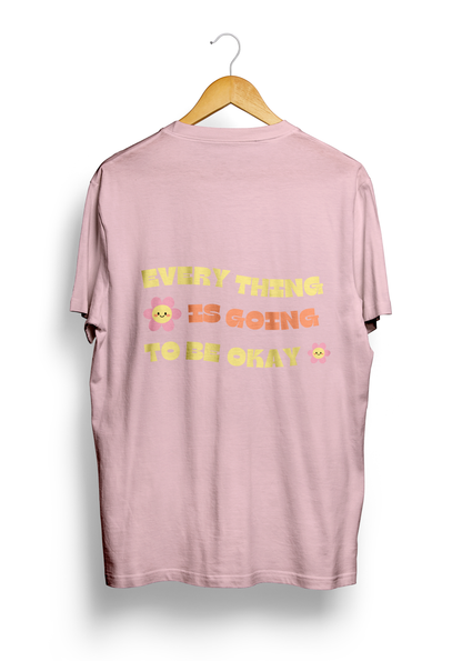 Everything Is Okay Front & Back Oversized T-shirt