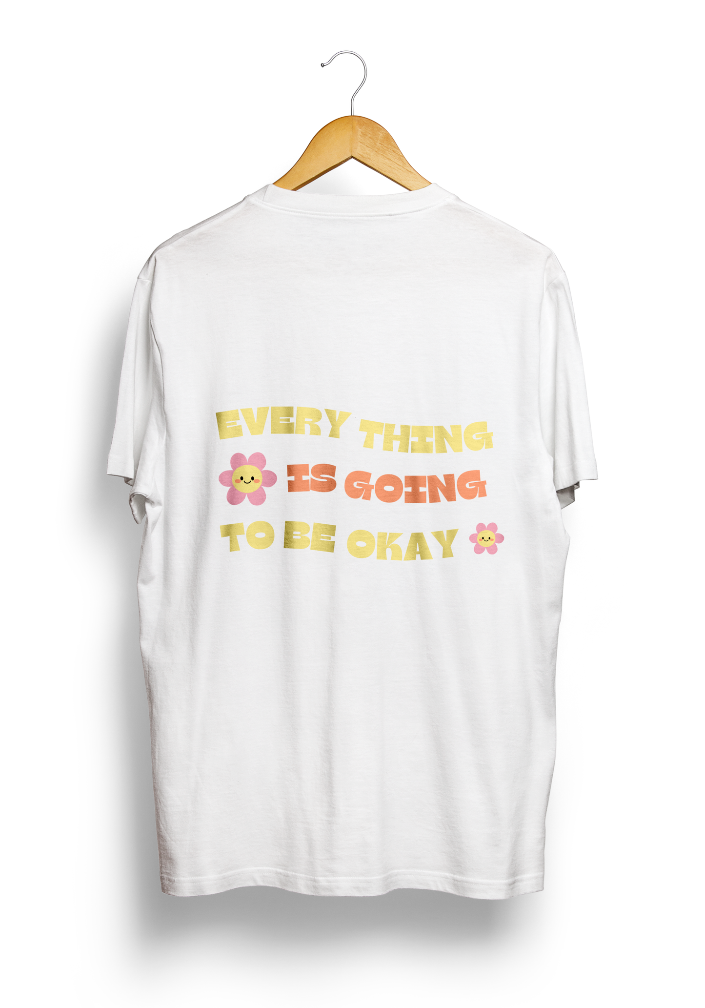 Everything Is Okay Front & Back Oversized T-shirt