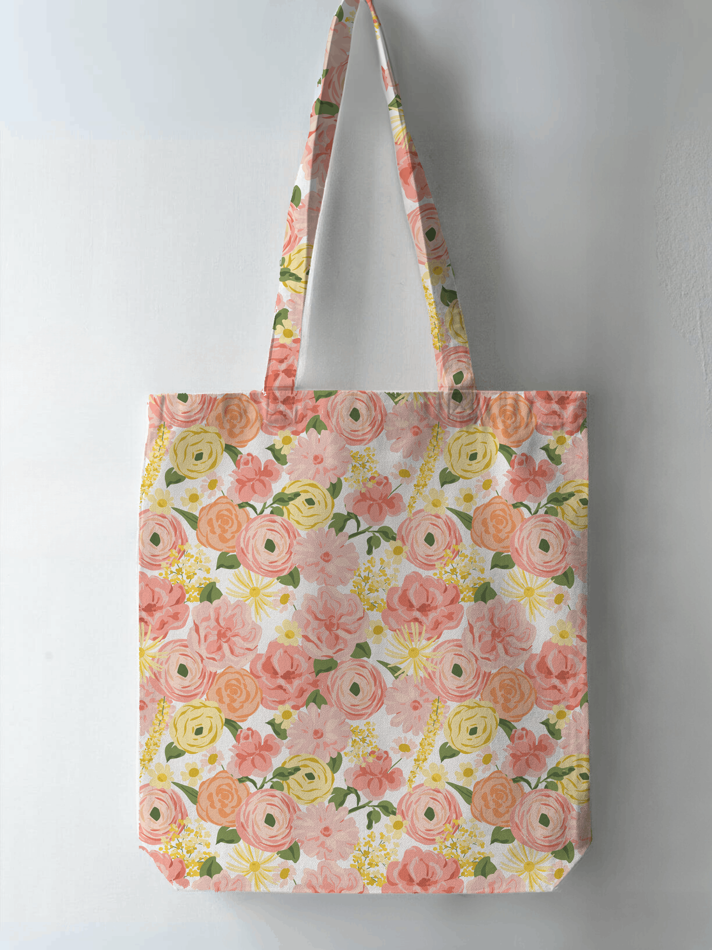 This floral full print patterned  Trendy, high-quality zipper tote bag for Indian women. Aesthetic fashion item from Heart Utopia, perfect for casual outings and everyday use. Buy now to elevate your style with this Pinterest-inspired, durable, spacious tote. Best tote bag online in India, available for fast shipping