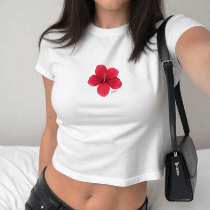 Hibiscus Crop top