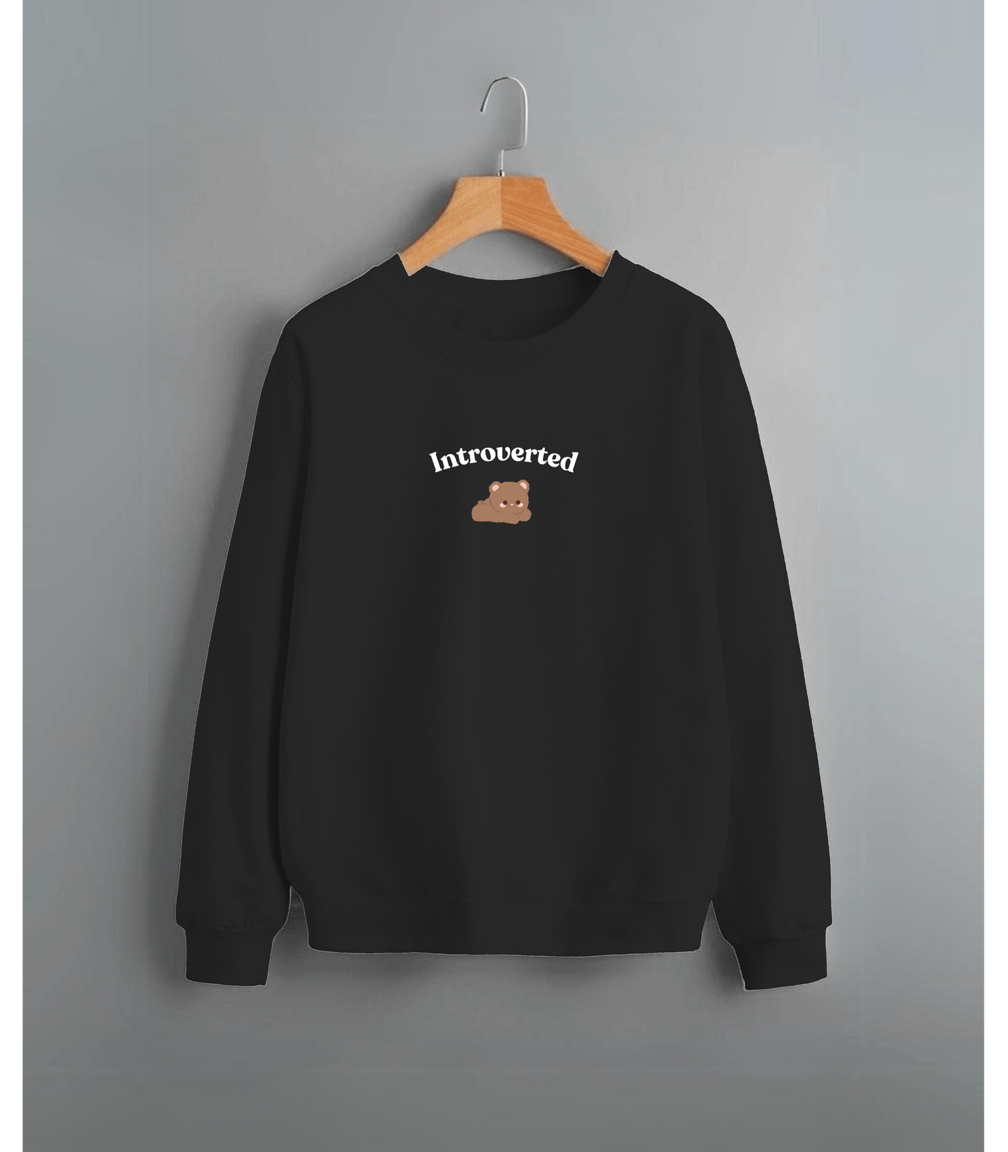 introvert sweatshirt cute aesthetic pinterest black sweatshirt for introverts