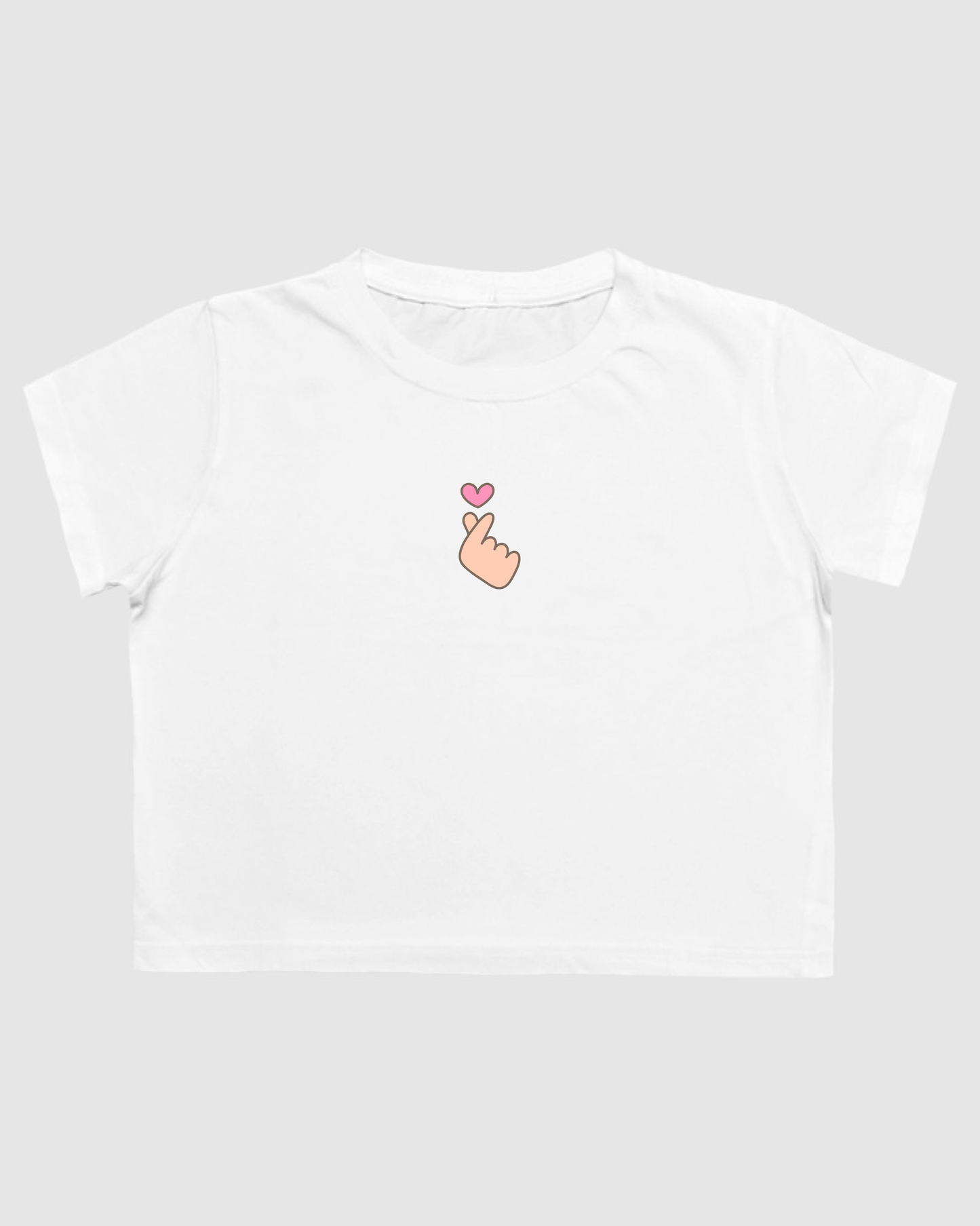 Korean Heart Crop Top