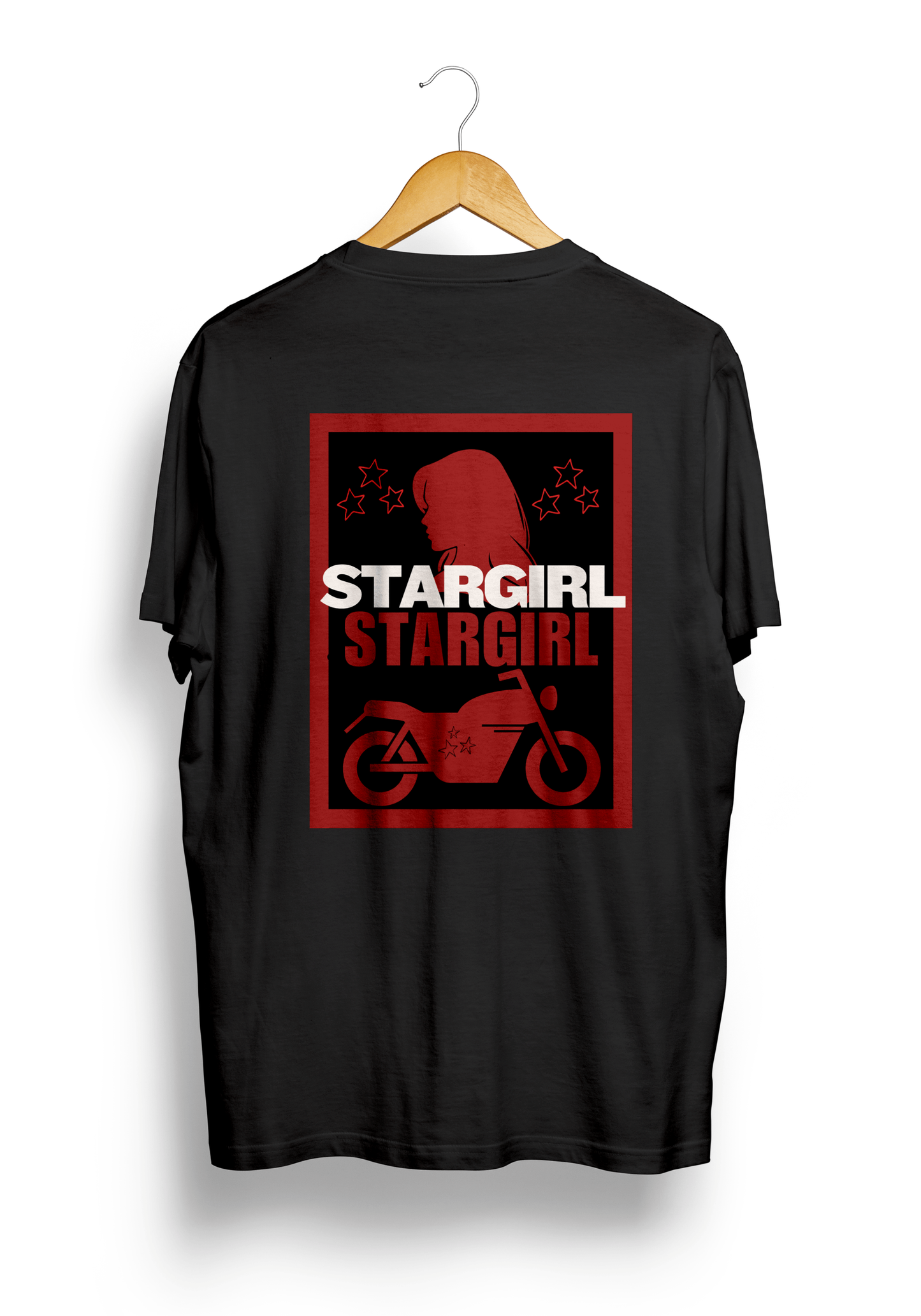 STARGIRL👠 Thick Oversized T-shirt (Front, Back, Sleeve print)