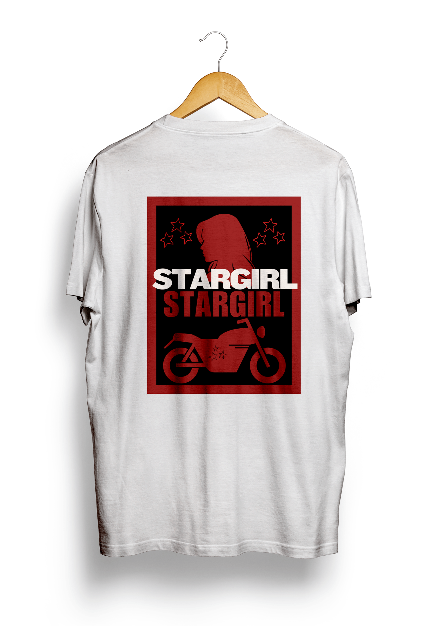 STARGIRL👠 Thick Oversized T-shirt (Front, Back, Sleeve print)