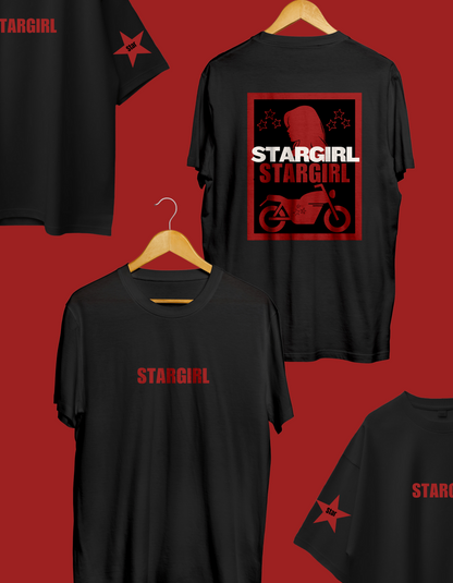 STARGIRL👠 Thick Oversized T-shirt (Front, Back, Sleeve print)