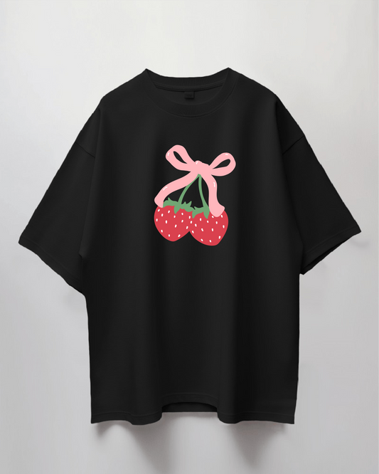 Strawberry Oversized Thick T-shirt