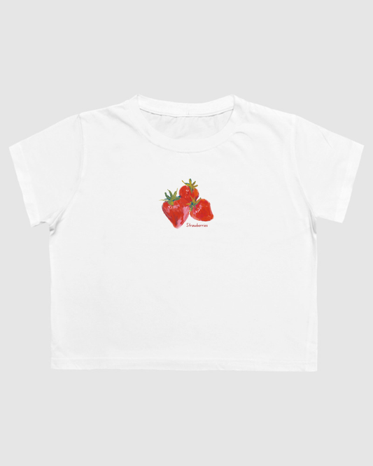 Strawberry Crop Top